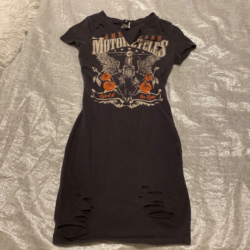 Graphic body con dress
